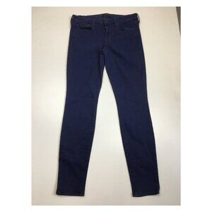 VINCE Blue RILEY Legging 5 Pocket Logo Hardware Skinny Jeans